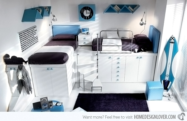 Phòng ngủ cá tính dành cho teen boy - Thiết kế - Phòng cho teen