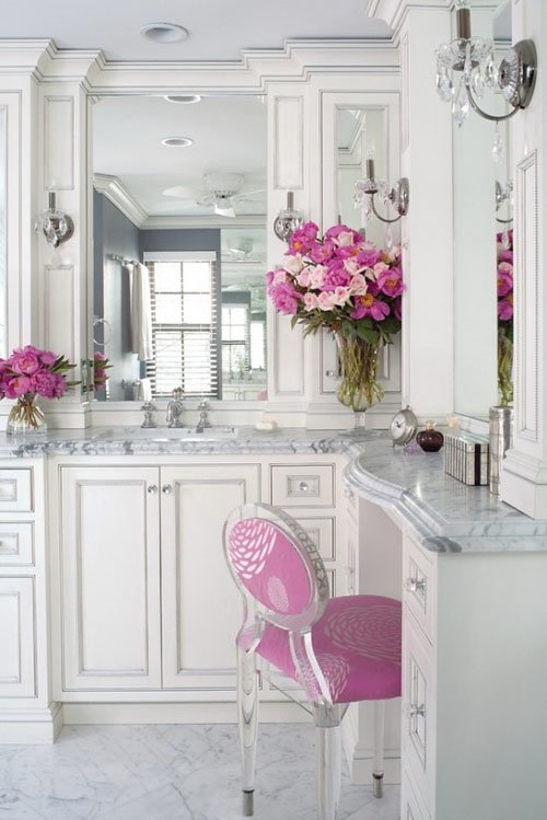 Phòng tắm đá hoa cương xinh đẹp