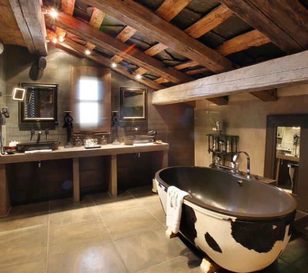 Phòng tắm rustic cho người thích sự giản dị - Ý tưởng - Phòng tắm - Rustic