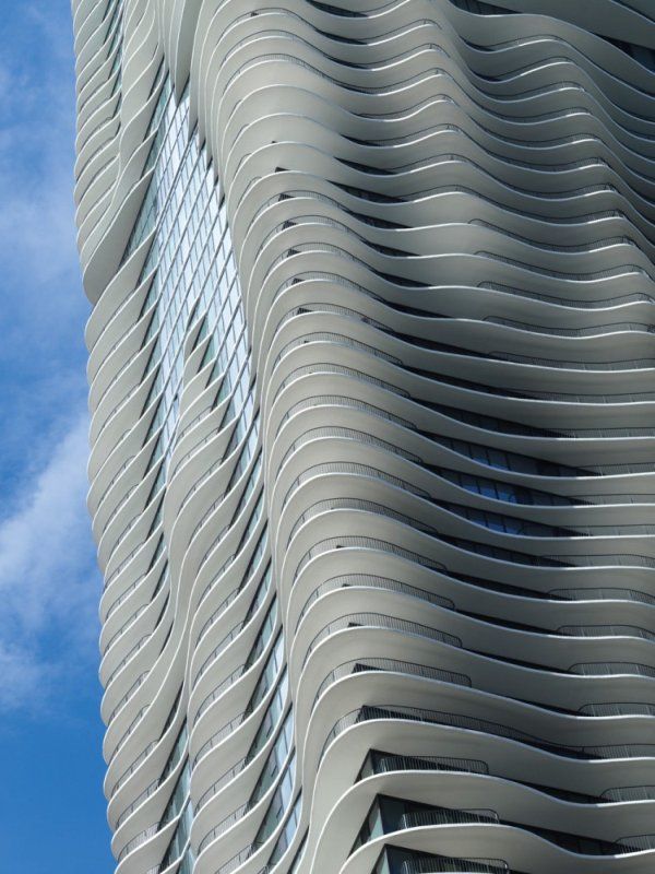 Aqua Tower, eye-catching Building in Chicago, US - Design - Building