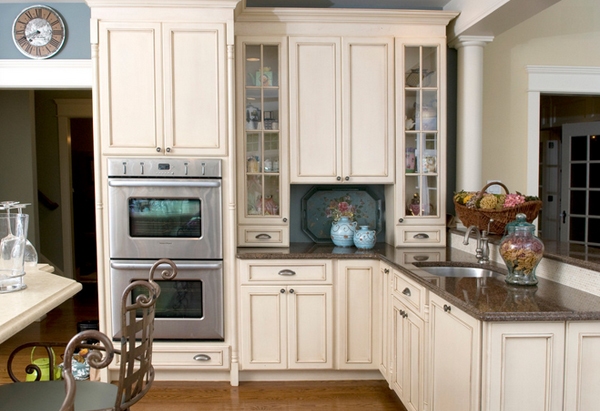 Nhà bếp thanh nhã mà sang trọng với kệ bếp màu kem - Trang trí - Ý tưởng - Nội thất - Thiết kế - Bếp - Kệ bếp