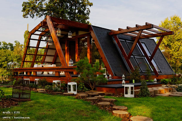 บ้านหลังเล็กดีไซน์สวย ตกแต่งเก๋ ช่วยประหยัดพลังงาน
