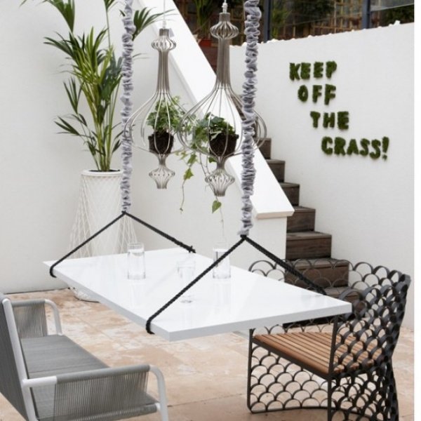 Beautiful DIY Hanging Table Ideas [PHOTOS]