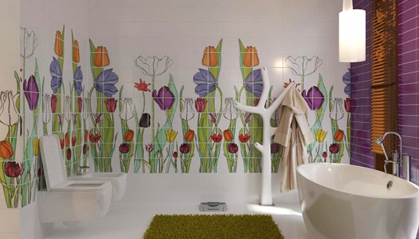 Phòng tắm đầy màu sắc vui nhộn cho bé yêu - Trang trí - Kiến trúc - Ý tưởng - Nội thất - Phòng tắm - Phòng trẻ em