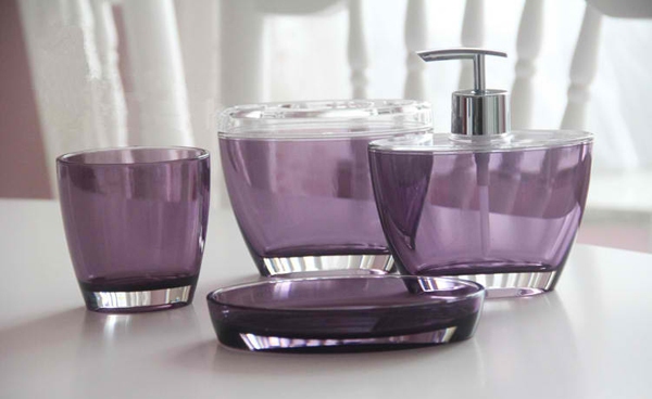 Elegant & Luxurious Purple Bathroom Accessories - Bathroom - Accessories - Purple - Decoration
