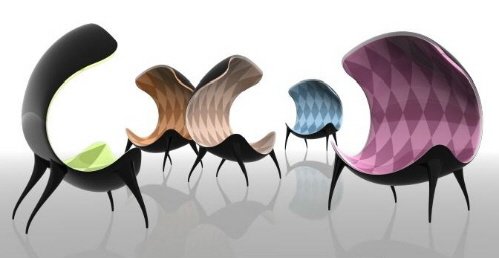 Dounyasha Lounge Chair Concept by Dima Loginoff