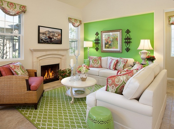 สวยอินเทรนด์ ห้องรับแขกโทนสีเขียว สบายตาสบายใจ - เฟอร์นิเจอร์ - ของแต่งบ้าน - ตกแต่งบ้าน - ห้องนั่งเล่น - ห้องรับแขก - ห้องโทนสีเขียว