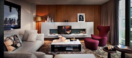 Căn hộ penthouse kết hợp phong cách hiện đại & eclectic ở London