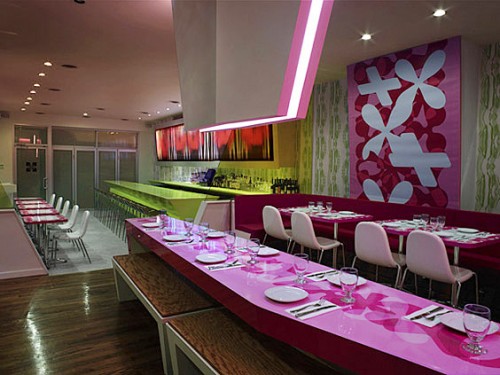 Nhà hàng cực ngon mắt đầy sắc màu tại New York - Trang trí - Nội thất - Ý tưởng - Nhà hàng - Karim Rashid - New York