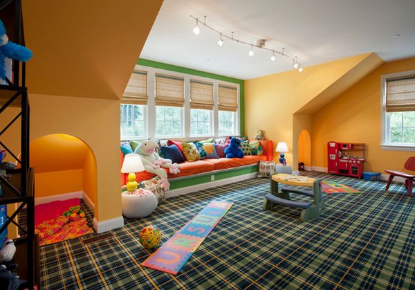 Phòng chơi cho trẻ được chuyển đổi từ tầng áp mái - Phòng chơi cho trẻ - Thiết kế - Mẹo và Sáng Kiến