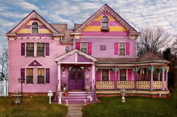 รวมบ้าน Colorful ตัวอย่าง บ้านหลากสี สวยๆ