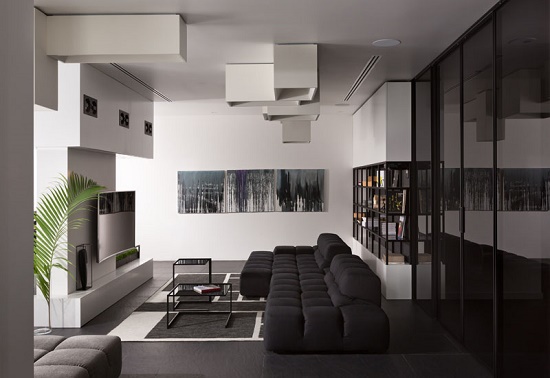This black and white apartment was designed for a couple that loves to party - ตกแต่งบ้าน - ไอเดีย - ของแต่งบ้าน - ตกแต่ง - การออกแบบ - ไอเดียแต่งบ้าน - บ้าน
