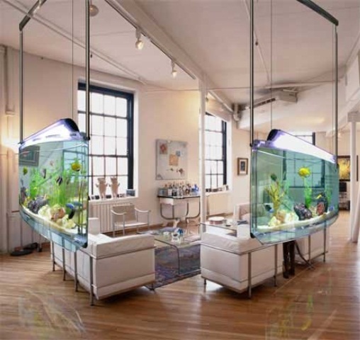 Beautiful Aquariums in Home Interiors - Aquarium - Decoration - Ideas - For Pet