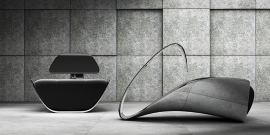Luxurious Chair Inspired By A Swan Sleeping - Chair - Interior Design - Furniture