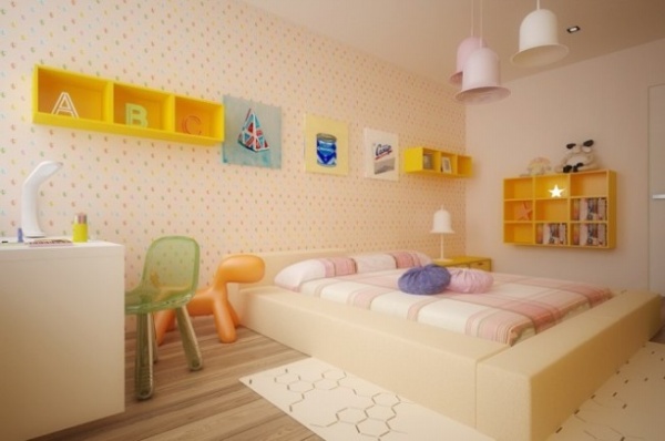 Màu sắc cầu vồng rực rỡ cho phòng trẻ em - Phòng cho trẻ em - Thiết kế