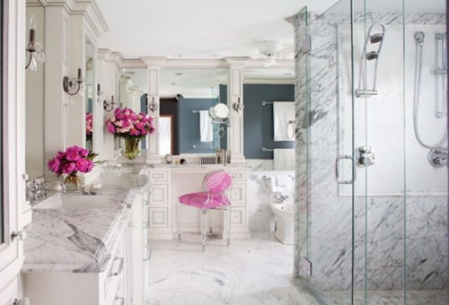 Phòng tắm đá hoa cương xinh đẹp - Bev Adams - Trang trí - Ý tưởng - Nhà thiết kế - Nội thất - Thiết kế đẹp - Phòng tắm