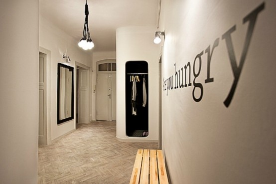 A nice example of a fresh and stylish minimalist space - Apartment - Design