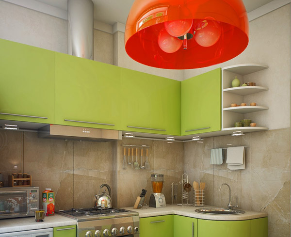 สดชื่นกระปรี้กระเปร่า กับแบบห้องครัวเล็ก ๆ โทนสีเขียว - เฟอร์นิเจอร์ - ตกแต่ง - ของแต่งบ้าน - ห้องครัว - ห้องทานอาหาร - โต๊ะกินข้าว - ครัวสีเขียว