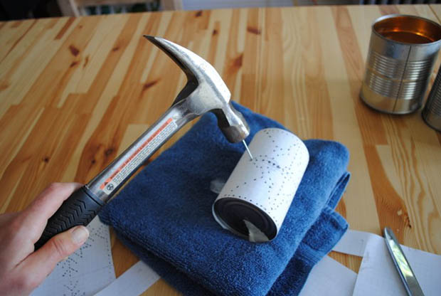 DIY โคมไฟ สร้างความโรแมนติก ด้วยไอเดียสุดประหยัด - DIY - งานประดิษฐ์ - โคมไฟ - กระป๋อง - DIY โคมไฟ - ประดิษฐ์โคมไฟ - งานฝีมือ