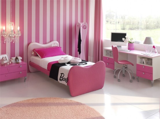 Lovely Pink Girls Room Inspirations - Kids Bedroom