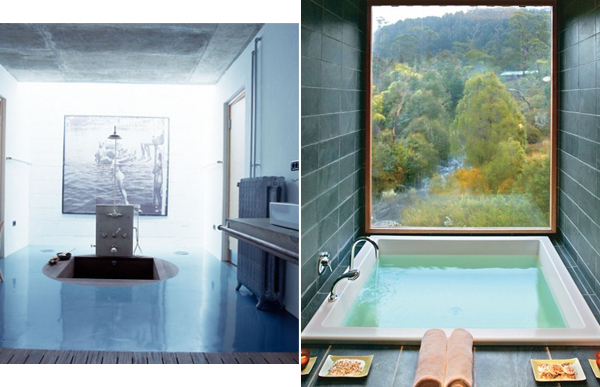 Gorgeous In-Floor Bathtubs - Bathroom - In-Floor Bathtubs - Bathtub