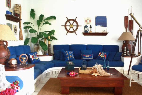Những ý tưởng trang trí phòng khách và phòng ngủ từ đại dương bao la - Trang trí - Ý tưởng - Nội thất - Phòng khách - Phòng ngủ - Nautical