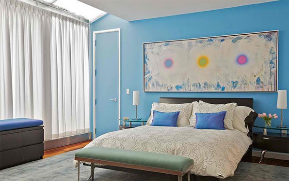 Phòng ngủ đẹp mang sắc màu xanh blue - Thiết kế - Phòng ngủ