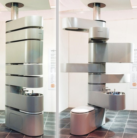 Vertebrae Vertical – thiết kế độc đáo dành cho phòng tắm - Ý tưởng - Thiết kế - Phòng tắm - Vertebrae Vertical
