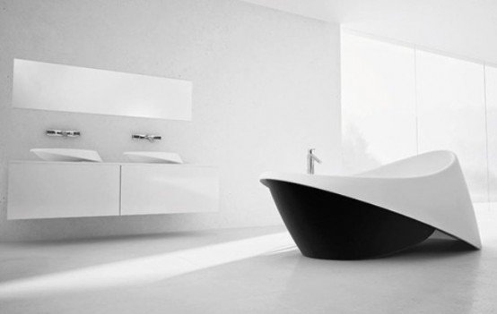 Goccia: thiết kế bồn tắm sang trọng và hiện đại