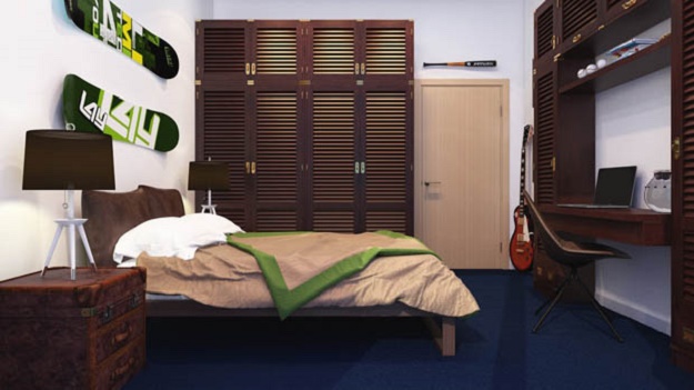 15 แบบห้องวัยรุ่นผู้ชาย - ห้องนอน - ไอเดีย - แต่งห้องนอน