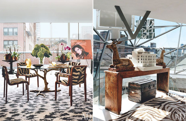 Luxurious Penthouse of Fashion Designer Diane Von Furstenbergs - Dream Home - Design - Apartment