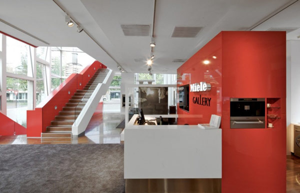 Chiêm ngưỡng Gallery hiện đại với tông trắng-đỏ tại Chi Lê - Trang trí - Nội thất - Ý tưởng - Kiến trúc