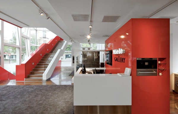 Chiêm ngưỡng Gallery hiện đại với tông trắng-đỏ tại Chi Lê - Trang trí - Nội thất - Ý tưởng - Kiến trúc