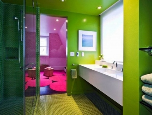 Phòng tắm rực rỡ với gam màu vivid - Phòng tắm - Thiết kế - Xu hướng