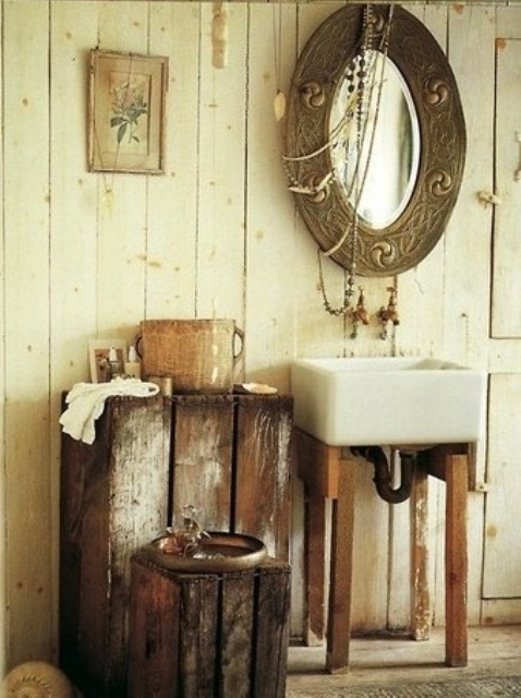 Cảm giác mộc mạc từ căn phòng tắm được thiết kế từ nhà kho - Thiết kế - Phòng tắm - Ý tưởng