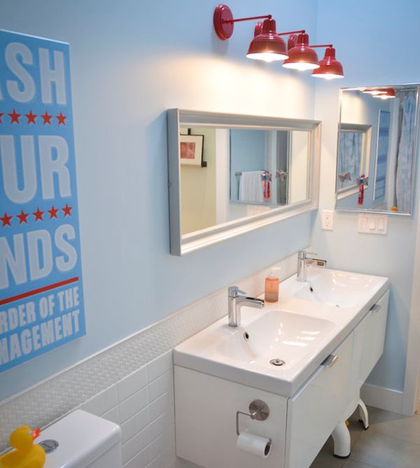 Thiết kế phòng tắm dễ thương dành cho bé - Thiết kế - Phòng trẻ em - Phòng tắm