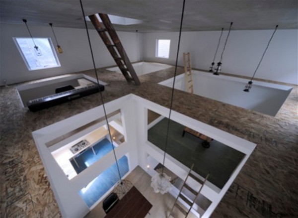 Unique Japanese House by Hiroyuki Shinozaki Architects - Decoration - Furniture - Dream Home - Design - Ideas - Interior Design
