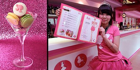 Quán cafe ngọt ngào được trang trí theo biểu tượng búp bê barbie