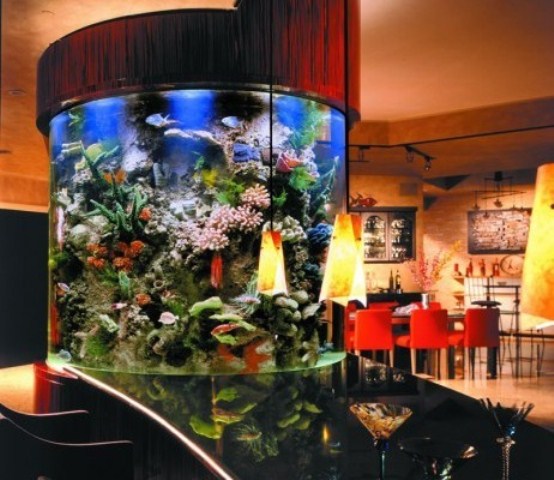 Beautiful Aquariums in Home Interiors - Aquarium - Decoration - Ideas - For Pet