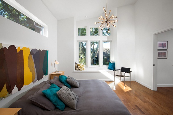 Phòng ngủ tuyệt vời với 3 sắc màu xám, xanh ngọc và vàng - Thiết kế - Phòng ngủ - Xu hướng