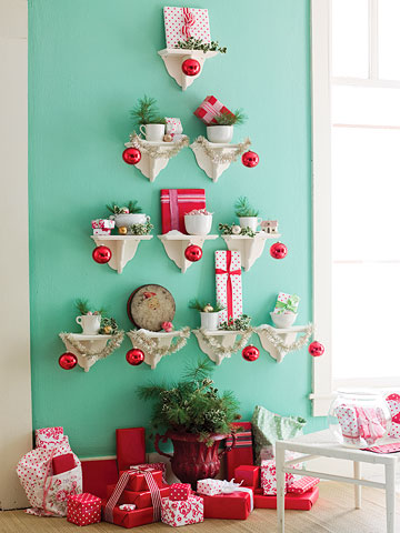 Weird and Awesome DIY Christmas Tree Alternatives - Christmas tree - Decoration - DIY