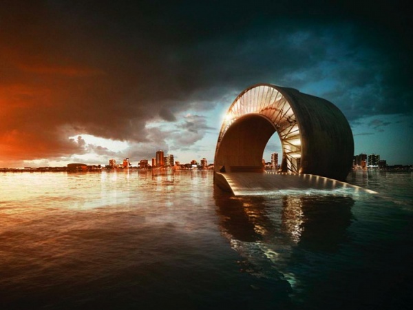 Gorgerous Design in Sweeping Wave-Shaped St. Petersburg Pier, Florida - Design - Idea