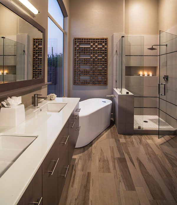 Bộ đôi thiết kế bồn tắm và khu vực tắm đẹp mắt - Thiết kế - Phòng tắm - Bồn tắm