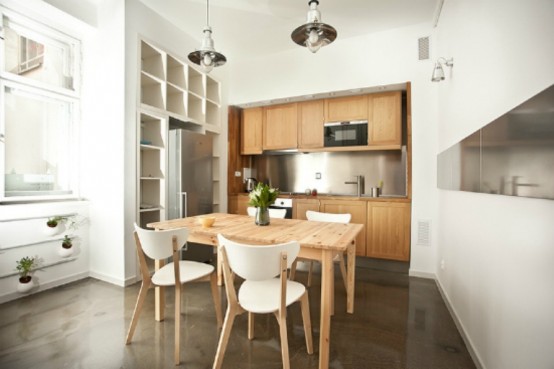 A nice example of a fresh and stylish minimalist space - Apartment - Design