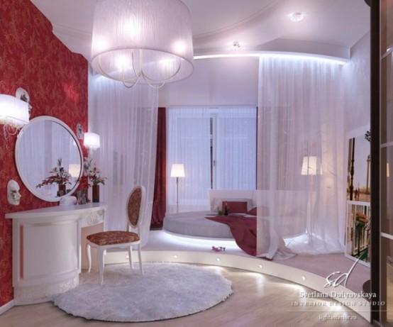 Romantic and Fascinating Girly Space by Svetlana Dubrovskaya - Interior Design - Apartment - Girl Room - Home Interior