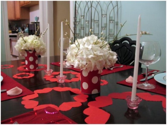 Tự trang trí bàn ăn lãng mạn cho ngày Valentine - Trang trí - Bàn ăn