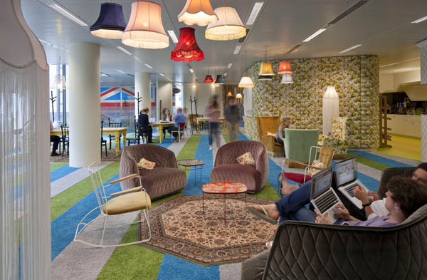 Office Google ที่ลอนดอน - บ้านในฝัน - ตกแต่งบ้าน - การออกแบบ - ของแต่งบ้าน - เฟอร์นิเจอร์ - สวนสวย - ห้องทำงาน
