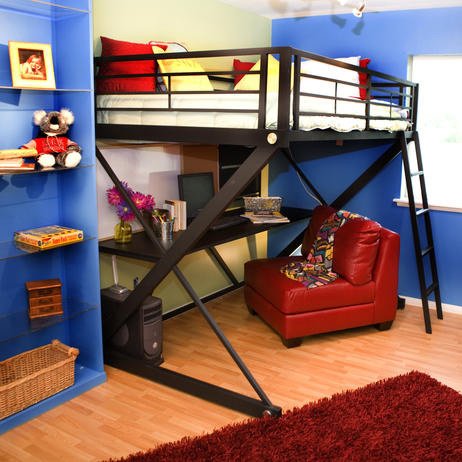 Giường tầng đáng yêu cho bé - Tiết kiệm không gian cho mẹ