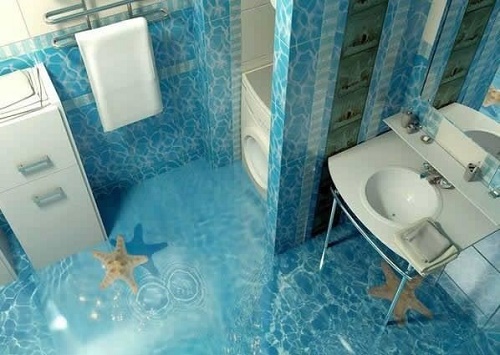 เห็นแล้วต้องร้อง โห ! เมื่อเจอ ‘ห้องน้ำ 3 มิติ’ อย่างนี้สิ ถึงจะน่าอาบน้ำ - ไอเดีย - ไอเดียเก๋ - ห้องน้ำ - การออกแบบ - ออกแบบ - ตกแต่ง