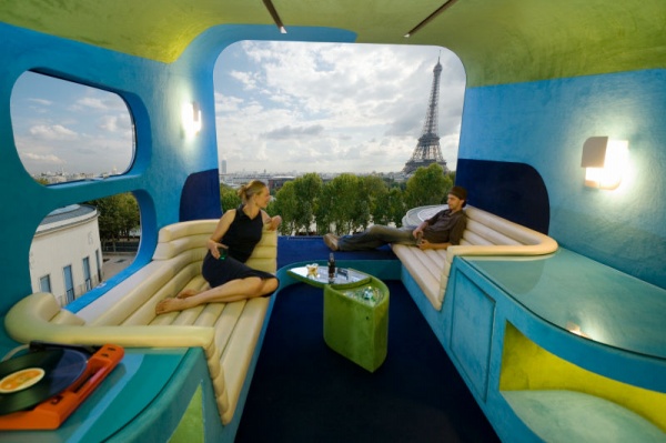 Trang Trí Nộ Thất Cảm Hứng Từ Paris Hoa Lệ - Thiết kế đẹp - Nội thất - Ý tưởng - Tháp Eiffel - Giấy dán tường